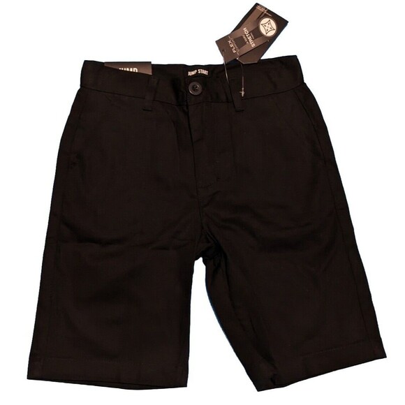 Jump Start Boy's School Uniform Shorts Black Size 10 - Picture 1 of 5